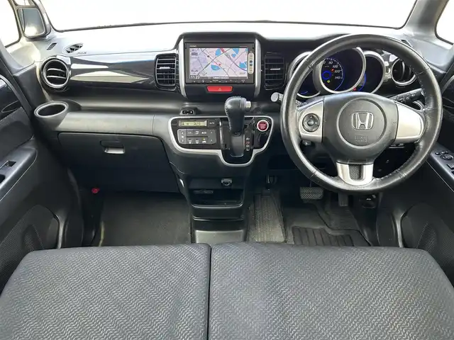 ホンダ Ｎ ＢＯＸ カスタム SSパッケージ 兵庫県 2014(平26)年 7.3万km カトラリーシルバーM 純正SDナビ/Bluetoothオーディオ/USBポート/バックカメラ/ETC/両側パワースライドドア/CTBA/横滑り防止装置/ECONモード/純正フロアマット/スペアキー1本