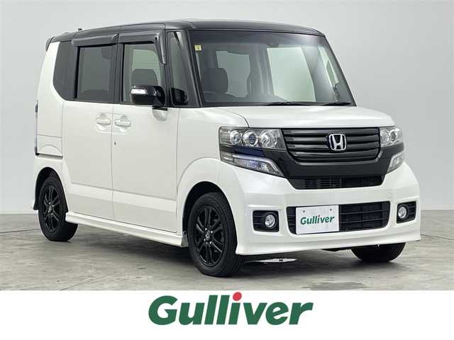 ホンダ Ｎ ＢＯＸ カスタム G Aパッケージ 千葉県 2014(平26)年 6.4万km プレミアムホワイトパール シティブレーキアクティブシステム/左側パワースライドドア/社外メモリーナビ/ワンセグTV / CD/バックカメラ/HIDヘッドライト/フォグランプ/E T C
