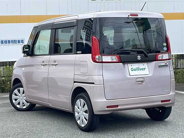 スズキ スペーシア X 山口県 2014(平26)年 7.9万km イノセントピンクパールメタリック 登録時走行距離/　【28788km】/ワンオーナー/保証書/プッシュスタート/KENWOODオーディオ/CD/ラジオ/USB/片側パワースライドドア/アイドリングストップ/オートライト/純正フロアマット/ドアバイザー/電動ミラー