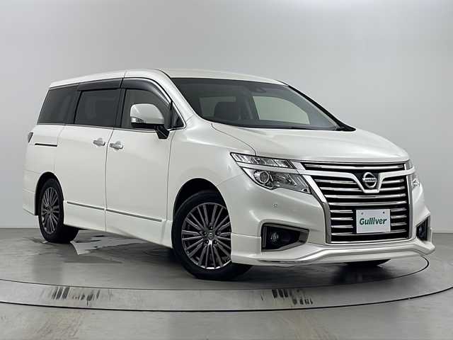日産 エルグランド 250HWS S アーバンクロム 埼玉県 2020(令2)年 6.9万km ブリリアントホワイトパール ・純正ナビ（ナビ動作未確認）/・Bカメラ/・全方位ドライブレコーダー/・ETC/・PCS/・LDA/・パワーバックドア/・プロパイロット/・Pスタート/・オットマン/・ロールサンシェード/・純正フロアマット/・純正ドアバイザー/・ウィンカーミラー/・フォグランプ
