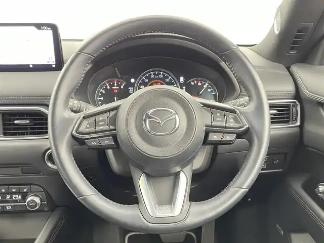 マツダ ＣＸ－５ 25S スポーツアピアランス 千葉県 2022(令4)年 1.8万km ジェットブラックマイカ 禁煙車/純正ナビ/・Bluetooth/AppleCarPlay/AndroidAuto/フルセグ/全方位カメラ/BOSEサウンド/前席パワーシート/レザーシート/前席シートヒーター/ステアリングヒーター/パワーバックドア/パドルシフト/オートクルーズコントロール/ワイヤレス充電/電動パーキングブレーキ/ブレーキホールド/ヘッドアップディスプレイ/LEDヘッドライト/オートハイビーム/純正アルミホイール