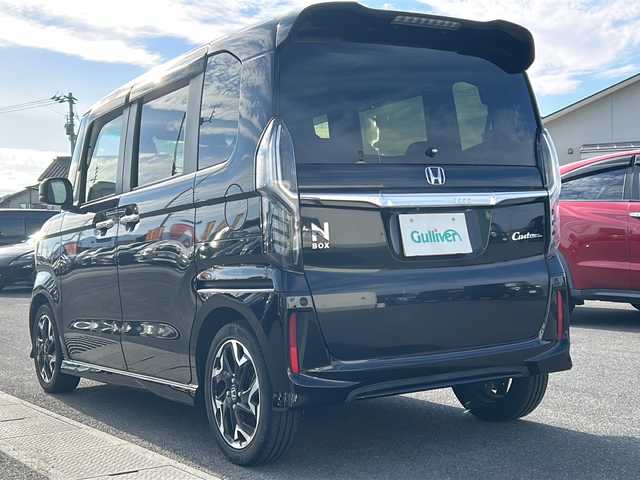 ホンダ Ｎ ＢＯＸ カスタム G L ターボ ホンダセンシング 香川県 2017(平29)年 7.4万km クリスタルブラックパール 純正8インチナビ（フルセグTV/CD，DVD/BT)/バックカメラ/全方位ドライブレコーダー/両側パワースライドドア/ビルトインETC/LEDヘッドライト/オートライト