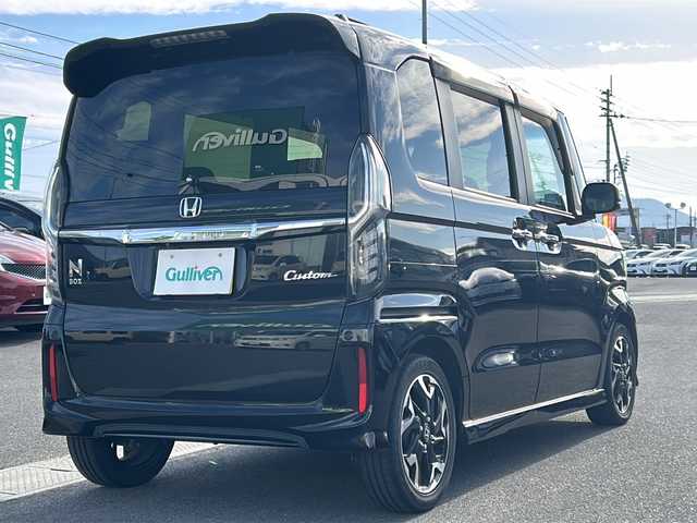 ホンダ Ｎ ＢＯＸ カスタム G L ターボ ホンダセンシング 香川県 2017(平29)年 7.4万km クリスタルブラックパール 純正8インチナビ（フルセグTV/CD，DVD/BT)/バックカメラ/全方位ドライブレコーダー/両側パワースライドドア/ビルトインETC/LEDヘッドライト/オートライト