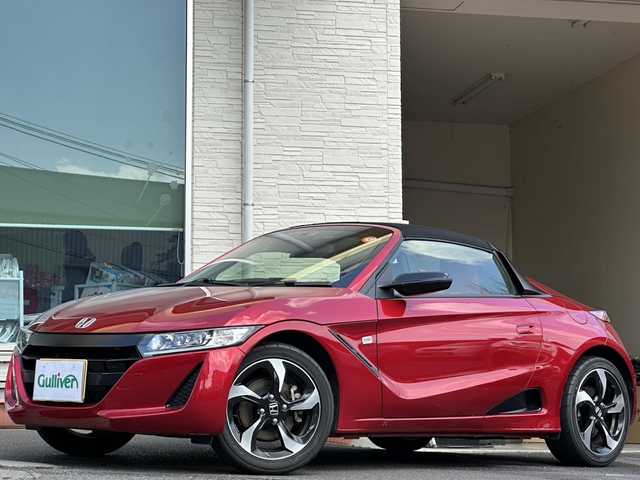 ホンダ Ｓ６６０ α 大分県 2016(平28)年 2.7万km 赤 NSX純正色全塗装済み/レザー調シートカバー/ミラー型ドラレコ/社外マフラー/社外ETC/バックカメラ/純正LEDヘッドライト/オートライト/純正フロアマット/純正16インチアルミホイール/盗難防止装置/横滑り防止装置/スペアキー/スマートキー