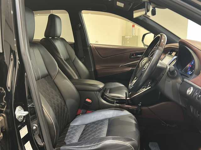 トヨタ ハリアー プレミアム 新潟県 2014(平26)年 10.1万km ブラック 純正9インチSDナビ/(CD/DVD/Bluetooth/USB/HDMI/フルセグTV)/バックカメラ/ETC/ドライブレコーダー/ミラー型レーダー探知機/ハーフレザーシート/パワーシート/パワーバックドア/クルーズコントロール/車線逸脱警報/オートハイビームアシスト/LEDヘッドライト/社外19インチアルミホイール