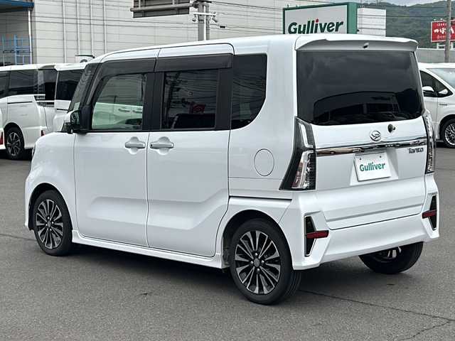 ダイハツ タント カスタム RS セレクション 岡山県 2020(令2)年 3.7万km シャイニングホワイトパール 純正ナビ/（AM.FM.BT.CD.DVD.TV）/アラウンドビューモニター/両側パワースライド/スマートアシスト/・衝突軽減ブレーキ/・レーンキープアシスト/・オートマチックハイビーム/純正15インチAW/ロングスライドシート/アイドリングストップ/シートヒーター/プッシュスタート/LEDヘッドライト