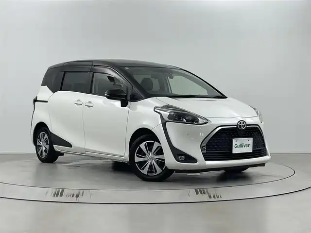 トヨタ シエンタ G クエロ 埼玉県 2019(平31)年 7.8万km ヴィンテージブラウンパールクリスタルシャイン/ホワイトパールクリスタルシャイン 純正ナビ　/(フルセグ/AM/FM/Bluetooth)　/バックカメラ　/ビルトインＥＴＣ　/前方ドライブレコーダー　/純正フロアマット　/両側パワースライドドア　/レーンディパーチャーアラート　/パーキングサポートブレーキ　/クリアランスソナー/先行車発進告知