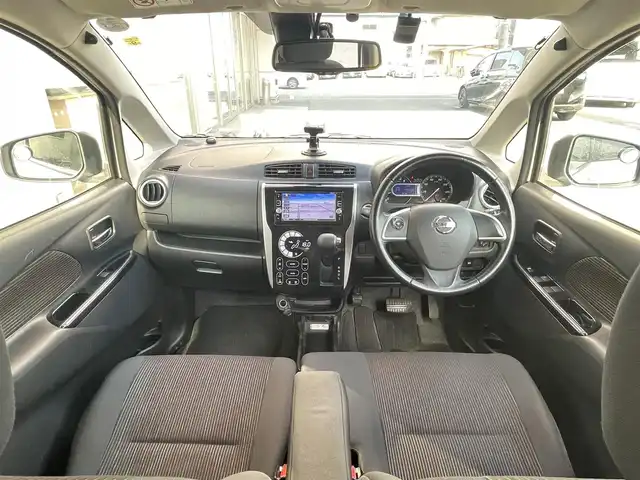 日産 デイズ ハイウェイスターG ターボ 大阪府 2016(平28)年 15万km ホワイトパール 純正7インチナビ/（フルセグ／ＢＴ／ＣＤ／ＤＶＤ）/全方位モニター/衝突被害軽減システム/盗難防止装置/横滑り防止装置/アイドリングストップ/オートマチックハイビーム/前方ドライブレコーダー/ETC/純正15インチAW/保証書/取扱説明書