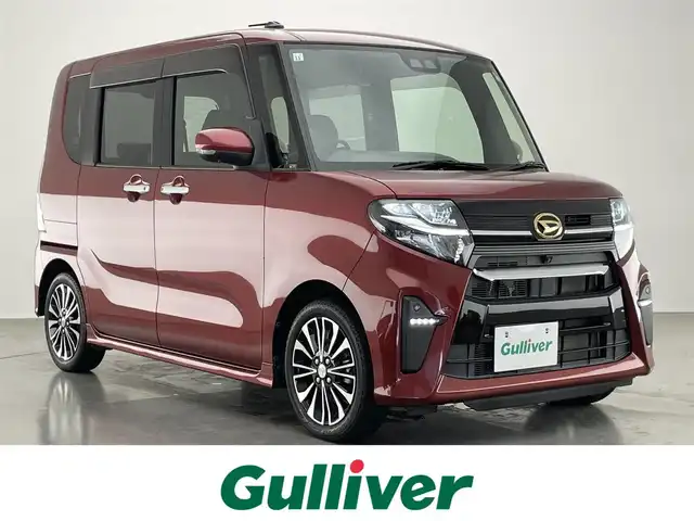 ダイハツ タント カスタム RS 愛知県 2019(令1)年 5.1万km ファイアークォーツレッドM 純正ナビ　フルセグＴＶ　Ｂｌｕｅｔｏｏｔｈ　ＤＶＤ再生　全方位カメラ　両側電動スライドドア　スマートアシスト３　衝突軽減　追従クルコン　前後コーナーセンサー　ＥＴＣ２．０　ＬＥＤオートライト　禁煙車