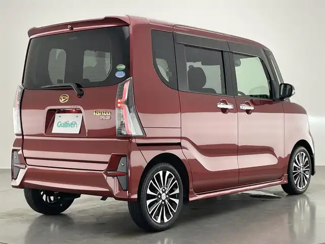 ダイハツ タント カスタム RS 愛知県 2019(令1)年 5.1万km ファイアークォーツレッドM 純正ナビ　フルセグＴＶ　Ｂｌｕｅｔｏｏｔｈ　ＤＶＤ再生　全方位カメラ　両側電動スライドドア　スマートアシスト３　衝突軽減　追従クルコン　前後コーナーセンサー　ＥＴＣ２．０　ＬＥＤオートライト　禁煙車
