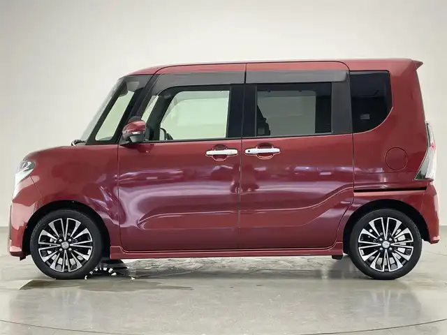 ダイハツ タント カスタム RS 愛知県 2019(令1)年 5.1万km ファイアークォーツレッドM 純正ナビ　フルセグＴＶ　Ｂｌｕｅｔｏｏｔｈ　ＤＶＤ再生　全方位カメラ　両側電動スライドドア　スマートアシスト３　衝突軽減　追従クルコン　前後コーナーセンサー　ＥＴＣ２．０　ＬＥＤオートライト　禁煙車