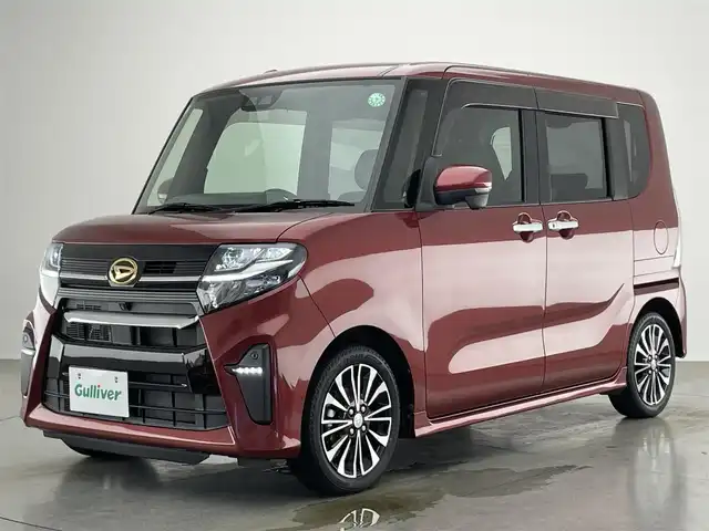 ダイハツ タント カスタム RS 愛知県 2019(令1)年 5.1万km ファイアークォーツレッドM 純正ナビ　フルセグＴＶ　Ｂｌｕｅｔｏｏｔｈ　ＤＶＤ再生　全方位カメラ　両側電動スライドドア　スマートアシスト３　衝突軽減　追従クルコン　前後コーナーセンサー　ＥＴＣ２．０　ＬＥＤオートライト　禁煙車
