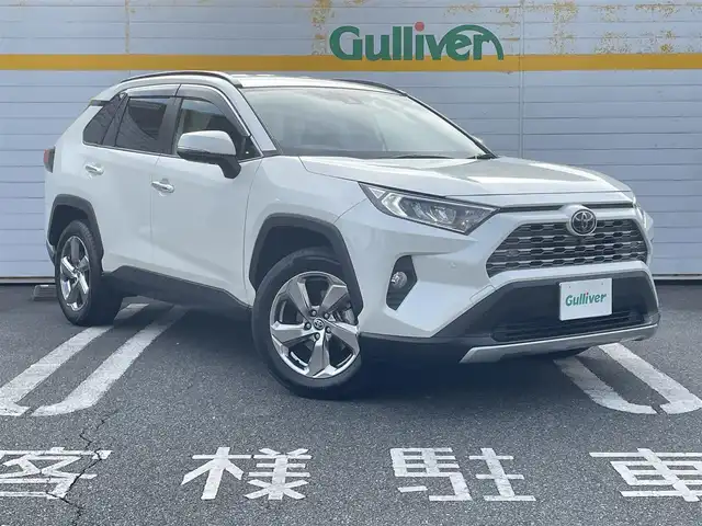 トヨタ ＲＡＶ４ G 埼玉県 2021(令3)年 4.7万km ホワイトパールクリスタルシャイン ワンオーナー/純正DA/アラウンドビューカメラ/ACC/BSM/純正アルミ/デジタルインナーミラー /ドライブレコーダー前後/ステアリングヒーター/オートハイビーム/パワーバックドア