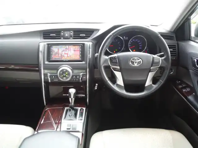 トヨタ マークＸ 250G リラックスセレクション 東京都 2010(平22)年 4.7万km パール ワンオーナー車/保証書・取説あり/純正ナビ・TV/　DVD・BLUETOOTH/ETC/前席パワーシート/プッシュエンジンスタート/キセノンライト