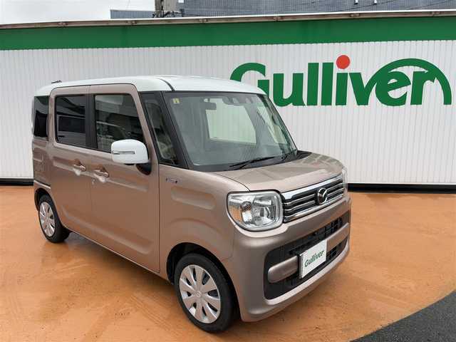 マツダ フレアワゴン ハイブリッド XS 鹿児島県 2023(令5)年 2.6万km ピンクⅡ ワンオーナー     /新車保証書・取扱説明書/スマートキー×2/メーカーOP：40.000円/ホワイトルーフ・ホワイトドアミラー/セーフティサポート（予備安全技術）/：デュアルカメラブレーキサポート/：アダプティブクルーズコントロール/：誤発進抑制機能：車線逸脱警報機能/：車線逸脱抑制機能：先行車発信おしらせ機能/：ふらつき警報機能：発進お知らせ機能/：ハイビームアシスト：リアパーキングセンサー/メーカーOP：50.000円/全方位モニター用カメラパッケージ/：フロント・サイド・バックカメラ/：ステアリングスイッチ/メーカーOP：75.000円/アップグレードパッケージ/フルLEDヘッドライト・LEDポジションランプ/ウィンカーミラー/パワースライドドア（運転席・助手席）/シートヒーター（運転席）/：パーソナルテーブル（運転席）/：オートエアコン/：エコクール/：スリムサーキュレーター