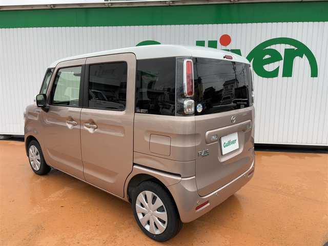 マツダ フレアワゴン ハイブリッド XS 鹿児島県 2023(令5)年 2.6万km ピンクⅡ ワンオーナー     /新車保証書・取扱説明書/スマートキー×2/メーカーOP：40.000円/ホワイトルーフ・ホワイトドアミラー/セーフティサポート（予備安全技術）/：デュアルカメラブレーキサポート/：アダプティブクルーズコントロール/：誤発進抑制機能：車線逸脱警報機能/：車線逸脱抑制機能：先行車発信おしらせ機能/：ふらつき警報機能：発進お知らせ機能/：ハイビームアシスト：リアパーキングセンサー/メーカーOP：50.000円/全方位モニター用カメラパッケージ/：フロント・サイド・バックカメラ/：ステアリングスイッチ/メーカーOP：75.000円/アップグレードパッケージ/フルLEDヘッドライト・LEDポジションランプ/ウィンカーミラー/パワースライドドア（運転席・助手席）/シートヒーター（運転席）/：パーソナルテーブル（運転席）/：オートエアコン/：エコクール/：スリムサーキュレーター