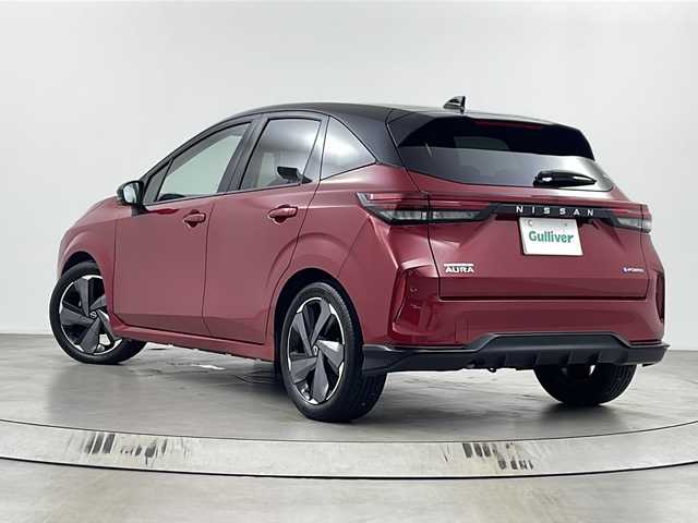 日産 オーラ G レザーエディション 埼玉県 2021(令3)年 2.7万km ガーネットレッド/スーパーブラック 2トーン プロパイロット/純正メモリナビ/Bluetooth/フルセグ/BOSEサウンドシステム/置くだけ充電/アラウンドビューモニター/インテリジェントルームミラー/ブラインドスポットモニター/純正ドライブレコーダー/ビルトインETC2.0/レザーシート/ハンドルヒーター/前席シートヒーター/純正17インチAW/プッシュスタート/電動パーキング/純正フロアマット/スマートキー/スペアキー1本