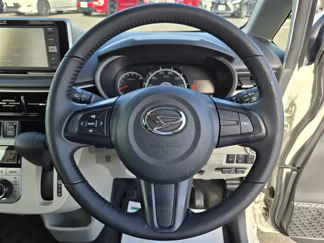 ダイハツ ムーヴ X リミテッド SAⅢ 鹿児島県 2019(平31)年 6.3万km パールホワイトⅢ 〇純正ナビ/〇フルセグTV/〇バックカメラ/〇ビルトインETC/〇スマートアシスト3/〇ecoIDOLシステム/〇アイドリングストップ/〇オートハイビーム/〇オートライト/〇革巻きステアリングホイール/ステアリングスイッチ/〇シートリフター/シートヒーター/〇キーフリーシステム/プッシュボタンスタート/〇スペアキー/〇禁煙車