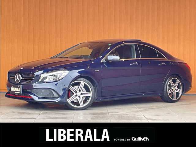 メルセデス・ベンツ ＣＬＡ２５０ シュポルト 4MATIC 愛知県 2017(平29)年 2.8万km カバンサイトブルー ＡＭＧレザーエクスクルーシブＰＫＧ　/レーダーセフティＰＫＧ　/サンルーフ　/Ｈａｒｍａｎ　Ｋａｒｄｏｎスピーカー　/シートヒーター　/パワーシート/ＡＣＣ　/ＬＫＡ　/ＢＳＭ　/ナビ　/ＴＶ　/Ｂｌｕｅｔｏｏｔｈ　/ＤＶＤ　/ＥＴＣ