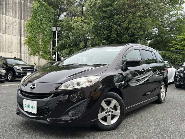 マツダ プレマシー 20S スカイアクティブ 埼玉県 2014(平26)年 4.8万km ラディアントエボニーマイカ 外部検査済み/ワンオーナー /純正ナビゲーション/OP/両側電動スライドドア/CD/DVD/フルセグTV/バックカメラ/アイドリングストップ/HIDヘッドライト/純正15インチアルミホイール/ETC/新車保証書