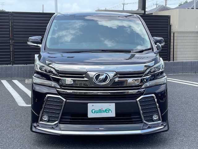 トヨタ ヴェルファイア Z Aエディション 埼玉県 2015(平27)年 7.6万km スパークリングブラックパールクリスタルシャイン 純正9インチナビ/純正フリップダウンモニター/両側パワースライドドア/モデリスタエアロ（F/S/R)/LEDヘッドライト/ビルトインETC/社外１８インチAW/クルーズコントロール