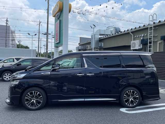 トヨタ ヴェルファイア Z Aエディション 埼玉県 2015(平27)年 7.6万km スパークリングブラックパールクリスタルシャイン 純正9インチナビ/純正フリップダウンモニター/両側パワースライドドア/モデリスタエアロ（F/S/R)/LEDヘッドライト/ビルトインETC/社外１８インチAW/クルーズコントロール