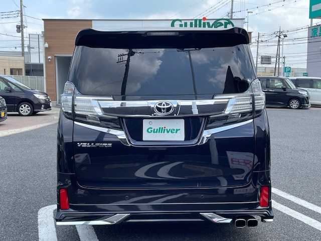 トヨタ ヴェルファイア Z Aエディション 埼玉県 2015(平27)年 7.6万km スパークリングブラックパールクリスタルシャイン 純正9インチナビ/純正フリップダウンモニター/両側パワースライドドア/モデリスタエアロ（F/S/R)/LEDヘッドライト/ビルトインETC/社外１８インチAW/クルーズコントロール