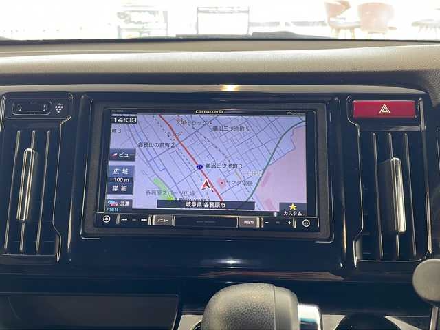ホンダ Ｎ ＷＧＮ カスタム G SSパッケージ 岐阜県 2017(平29)年 6.7万km クリスタルブラックパール 社外ナビゲーション/バックモニター/Bluetooth/フルセグ視聴/CD/DVD/ハーフレザーシート/アイドリングストップ/クルーズコントロール/プッシュスタート/スマートキー/ＥＴＣ/ＨＩＤヘッドライト/LEDフォグライト/オートライト/純正14インチアルミホイール/リアスポイラー/あんしんパッケージ/360°スーパーUV・IRカットパッケージ