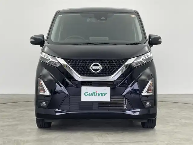 日産 デイズ HWS G ターボ プロパイロットED 群馬県 2022(令4)年 3.7万km ブラック 禁煙車　純正９インチナビ　プロパイロット　障害物センサー　衝突軽減　アダプティブクルーズコントロール　レーンアシスト　全方位カメラ　前ドライブレコーダー　スマートキー　プッシュスタート