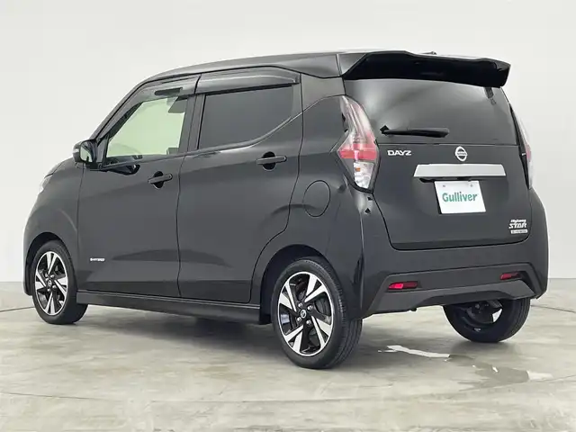 日産 デイズ HWS G ターボ プロパイロットED 群馬県 2022(令4)年 3.7万km ブラック 禁煙車　純正９インチナビ　プロパイロット　障害物センサー　衝突軽減　アダプティブクルーズコントロール　レーンアシスト　全方位カメラ　前ドライブレコーダー　スマートキー　プッシュスタート
