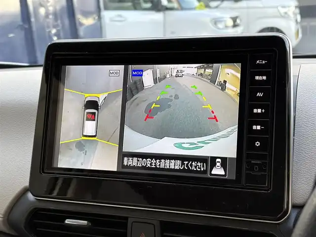 日産 デイズ X 滋賀県 2024(令6)年 1.3万km ホワイトパール 純正9インチナビ/Bluetooth/SD/フルセグ/ETC/全方位カメラ/コーナーセンサー/衝突軽減装置/ステアリングスイッチ/パワーステアリング/純正アルミホイール/オートライト/オートハイビーム/プッシュスタート/スマートキー/オートエアコン