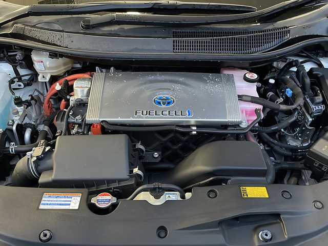 トヨタ ＭＩＲＡＩ 福島県 2020(令2)年 1.9万km パール 純正SDナビ　レザーシート　純正AW　衝突軽減　車両脱線　プッシュスタート　車両脱線　クルコン　ドラレコ付きデジタルインナーミラー　オートライト　オートマチックハイビーム　ETC2.0　シートヒータ　クリアランスソナー　ブラインドスポットモニター　純正フロアマット　ステアリングスイッチ　シートヒータ