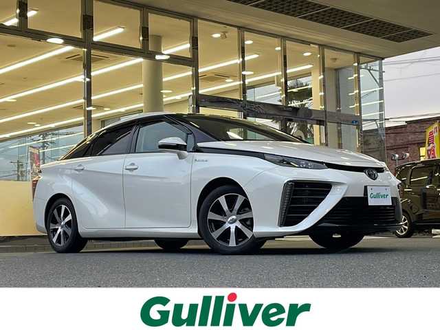トヨタ ＭＩＲＡＩ 福島県 2020(令2)年 1.9万km パール 純正SDナビ　レザーシート　純正AW　衝突軽減　車両脱線　プッシュスタート　車両脱線　クルコン　ドラレコ付きデジタルインナーミラー　オートライト　オートマチックハイビーム　ETC2.0　シートヒータ　クリアランスソナー　ブラインドスポットモニター　純正フロアマット　ステアリングスイッチ　シートヒータ