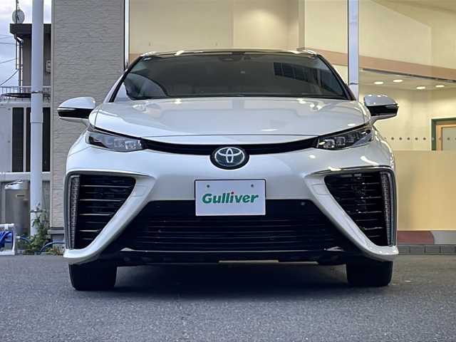 トヨタ ＭＩＲＡＩ 福島県 2020(令2)年 1.9万km パール 純正SDナビ　レザーシート　純正AW　衝突軽減　車両脱線　プッシュスタート　車両脱線　クルコン　ドラレコ付きデジタルインナーミラー　オートライト　オートマチックハイビーム　ETC2.0　シートヒータ　クリアランスソナー　ブラインドスポットモニター　純正フロアマット　ステアリングスイッチ　シートヒータ