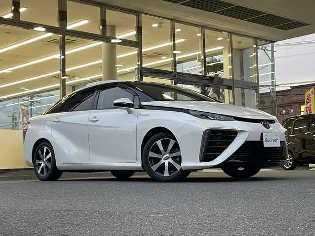 トヨタ ＭＩＲＡＩ 福島県 2020(令2)年 1.9万km パール 純正SDナビ　レザーシート　純正AW　衝突軽減　車両脱線　プッシュスタート　車両脱線　クルコン　ドラレコ付きデジタルインナーミラー　オートライト　オートマチックハイビーム　ETC2.0　シートヒータ　クリアランスソナー　ブラインドスポットモニター　純正フロアマット　ステアリングスイッチ　シートヒータ