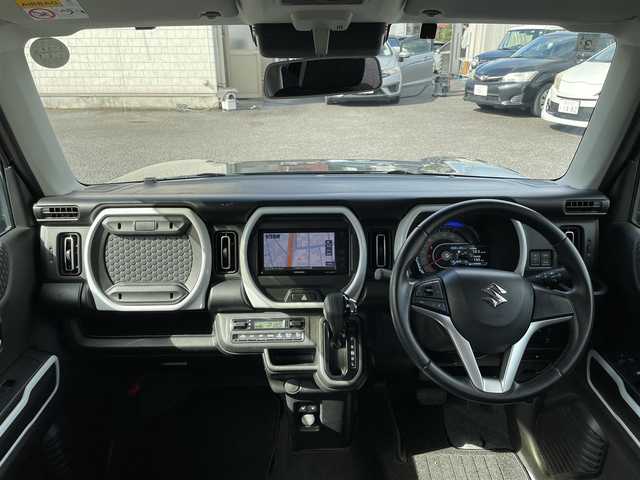 スズキ ハスラー HYBRID X 大分県 2021(令3)年 6.3万km クールカーキPM KENWOODナビ/【MDV-D405BTW】/・Bluetooth/・DVD/CD/・ワンセグTV/・SD/外部端子接続：USB/衝突被害軽減ブレーキ/レーンキープアシスト/前後コーナーセンサー/アイドリングストップ/DN席シートヒーター/ETC/ステアリングスイッチ/シガーソケット/プッシュスタート/スマートキー2本/電動格納ミラー/ウィンカーミラー/ドアバイザー/保証書/取扱説明書