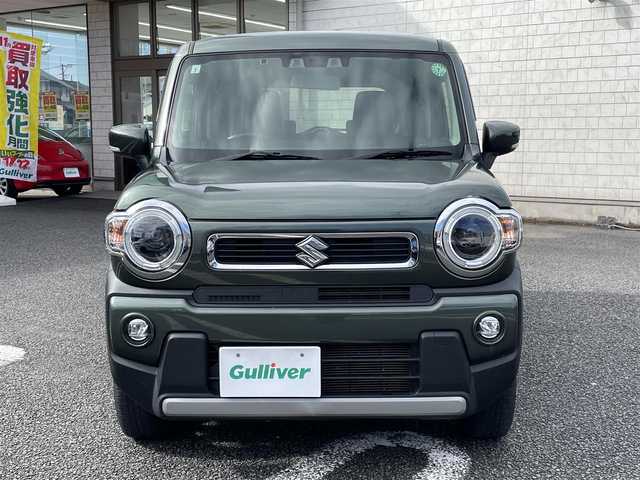 スズキ ハスラー HYBRID X 大分県 2021(令3)年 6.3万km クールカーキPM KENWOODナビ/【MDV-D405BTW】/・Bluetooth/・DVD/CD/・ワンセグTV/・SD/外部端子接続：USB/衝突被害軽減ブレーキ/レーンキープアシスト/前後コーナーセンサー/アイドリングストップ/DN席シートヒーター/ETC/ステアリングスイッチ/シガーソケット/プッシュスタート/スマートキー2本/電動格納ミラー/ウィンカーミラー/ドアバイザー/保証書/取扱説明書