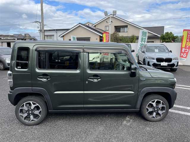 スズキ ハスラー HYBRID X 大分県 2021(令3)年 6.3万km クールカーキPM KENWOODナビ/【MDV-D405BTW】/・Bluetooth/・DVD/CD/・ワンセグTV/・SD/外部端子接続：USB/衝突被害軽減ブレーキ/レーンキープアシスト/前後コーナーセンサー/アイドリングストップ/DN席シートヒーター/ETC/ステアリングスイッチ/シガーソケット/プッシュスタート/スマートキー2本/電動格納ミラー/ウィンカーミラー/ドアバイザー/保証書/取扱説明書