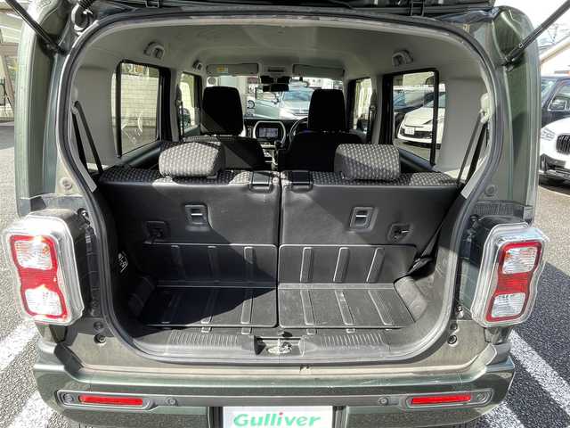 スズキ ハスラー HYBRID X 大分県 2021(令3)年 6.3万km クールカーキPM KENWOODナビ/【MDV-D405BTW】/・Bluetooth/・DVD/CD/・ワンセグTV/・SD/外部端子接続：USB/衝突被害軽減ブレーキ/レーンキープアシスト/前後コーナーセンサー/アイドリングストップ/DN席シートヒーター/ETC/ステアリングスイッチ/シガーソケット/プッシュスタート/スマートキー2本/電動格納ミラー/ウィンカーミラー/ドアバイザー/保証書/取扱説明書