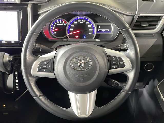 トヨタ タンク カスタムG－T 広島県 2018(平30)年 3.3万km ブラックマイカメタリック/レーザーブルークリスタルシャイン 2トーン 禁煙車/純正９型ナビ/全周囲カメラ/シートヒーター/両側パワースライドドア/クルーズコントロール/ＥＴＣ２．０/ドラレコ/フルセグ/前後コーナーセンサー/レーンキープアシスト/衝突被害軽減/オートライト/LEDヘッドライト/フォグランプ/エアバッグ(運転席/助手席)/純正15インチアルミホイール(175/55/R15)