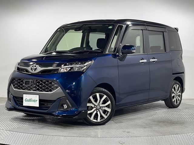 トヨタ タンク カスタムG－T 広島県 2018(平30)年 3.3万km ブラックマイカメタリック/レーザーブルークリスタルシャイン 2トーン 禁煙車/純正９型ナビ/全周囲カメラ/シートヒーター/両側パワースライドドア/クルーズコントロール/ＥＴＣ２．０/ドラレコ/フルセグ/前後コーナーセンサー/レーンキープアシスト/衝突被害軽減/オートライト/LEDヘッドライト/フォグランプ/エアバッグ(運転席/助手席)/純正15インチアルミホイール(175/55/R15)
