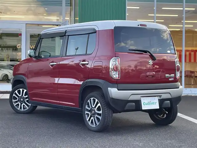 スズキ ハスラー Jスタイル Ⅱ 岡山県 2017(平29)年 3.8万km 赤 純正ナビ/フルセグTV、CD、DVD、AM、FM/Bluetooth、USB/全方位カメラ/ETC/シートヒーター/オートライト/フォグランプ/プッシュスタート/スマートキー