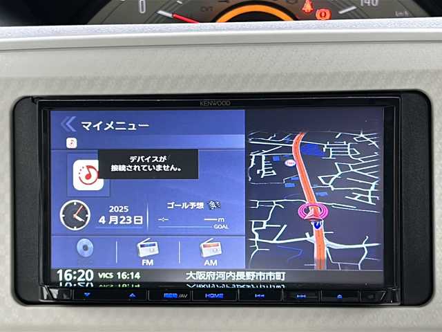 ダイハツ ムーヴ キャンバス L SA Ⅲ 大阪府 2019(令1)年 0.5万km プラムブラウンクリスタルマイカ スマートアシスト３　ＫＥＮＷＯＯＤナビ（ＭＤＶ－Ｄ３０６）　バックカメラ　ドラレコ　ＥＴＣ　オートハイビーム　アイドリングストップ　両側スライドドア