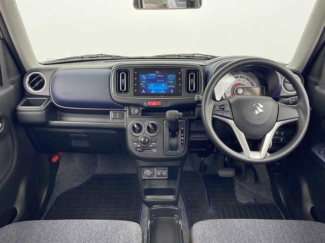 スズキ アルト ハイブリッドS 秋田県 2024(令6)年 0.2万km ソフトベージュメタリック/ホワイト ４WD/純正ディスプレイオーディオ/　(FM/AM/USB/Bluetooth)/バックカメラ/レーンキープアシスト/横滑り防止装置/デュアルカメラブレーキサポート/パーキングアシスト/ＬＥＤライト/オートライト/前席シートヒーター/純正フロアマット/ステアリングリモコン/電動格納ミラー