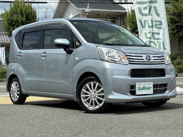 ダイハツ ムーヴ X ターボ SAⅢ 京都府 2018(平30)年 2.1万km ブライトシルバーメタリック  ワンオーナー/ 4WD/ ターボ/ スマートアシストIII/ スマートキー/ プッシュスタート/ 純正CDオーディオ/ D席シートヒーター/ リヤソナー/ 純正フロアマット/ ドアバイザー/ 電格ミラー/ 社外14インチアルミ/ 新車時保証書/ 車両取説