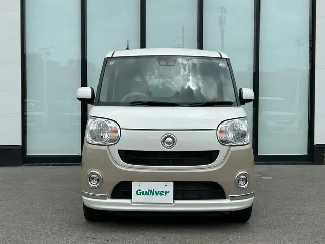 ダイハツ ムーヴ キャンバス X メイクアップ リミテッド SAⅢ 大阪府 2020(令2)年 1.6万km パールホワイトⅢ/ナチュラルベージュマイカメタリック 2トーン スマートアシスト/社外ナビ　/   TV/CD/DVD/Bluetooth/USB/全方位モニター　　 /リアコーナーセンサー　/両側パワースライドドア　/アイドリングストップ　/前後ドライブレコーダー　/プッシュスタート　/スマートキー