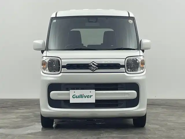スズキ スペーシア HYBRID G 群馬県 2019(平31)年 5.8万km ピュアホワイトP 社外７インチナビ　バックカメラ　両側スライドドア　オートライト　ハイビームアシスト　ヘッドライトレベライザー　横滑り防止装置　コーナーセンサー　スマートキー　ドライブレコーダー　ＥＴＣ　禁煙車