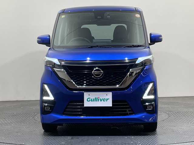 日産 ルークス HWS Gターボ プロパイロットED 愛媛県 2021(令3)年 3.1万km アトランティックブルー ・９型ナビ/・フルセグ／Ｂｌｕｅｔｏｏｔｈ/・全方位カメラ/・衝突軽減ブレーキ/・前方ドライブレコーダー/・ＥＴＣ/・プロパイロット/・レーンキープアシスト/・レーダークルーズコントロール/・両側パワースライドドア/・前後コーナーセンサー/・LEDヘッドライト/・サーキュレーター
