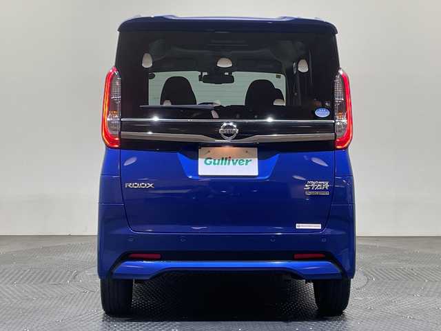 日産 ルークス HWS Gターボ プロパイロットED 愛媛県 2021(令3)年 3.1万km アトランティックブルー ・９型ナビ/・フルセグ／Ｂｌｕｅｔｏｏｔｈ/・全方位カメラ/・衝突軽減ブレーキ/・前方ドライブレコーダー/・ＥＴＣ/・プロパイロット/・レーンキープアシスト/・レーダークルーズコントロール/・両側パワースライドドア/・前後コーナーセンサー/・LEDヘッドライト/・サーキュレーター