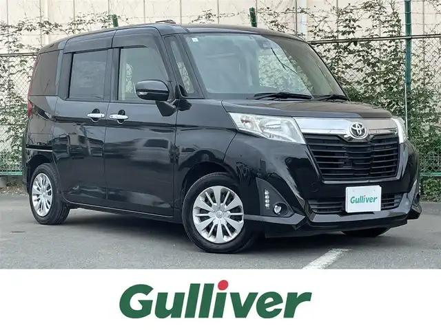 トヨタ ルーミー G S 東京都 2017(平29)年 5.8万km ブラックマイカメタリック 純正９インチナビ　/・フルセグ　Bluetooth　CD　DVD　/テレビキャンセラー/両側電動スライドドア　/クルーズコントロールシステム　/シートヒーター　/純正ドラレコ　/ＥＴＣ２．０　/横滑り防止装置　/盗難防止装置　/衝突被害軽減ブレーキ/レーンアシスト/ABS/アイドリングストップ/バックカメラ/パワーステアリング